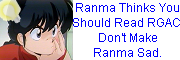 Ranma Gets A Clue, A Ranma 1/2 Fanfiction, By Asayogure.